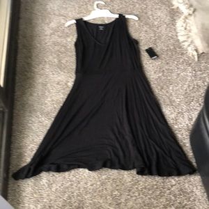 Little Black Slip On Dress. Size Large by A.N.A